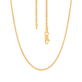 22K Gold Stylish 18 Inch Box Chain